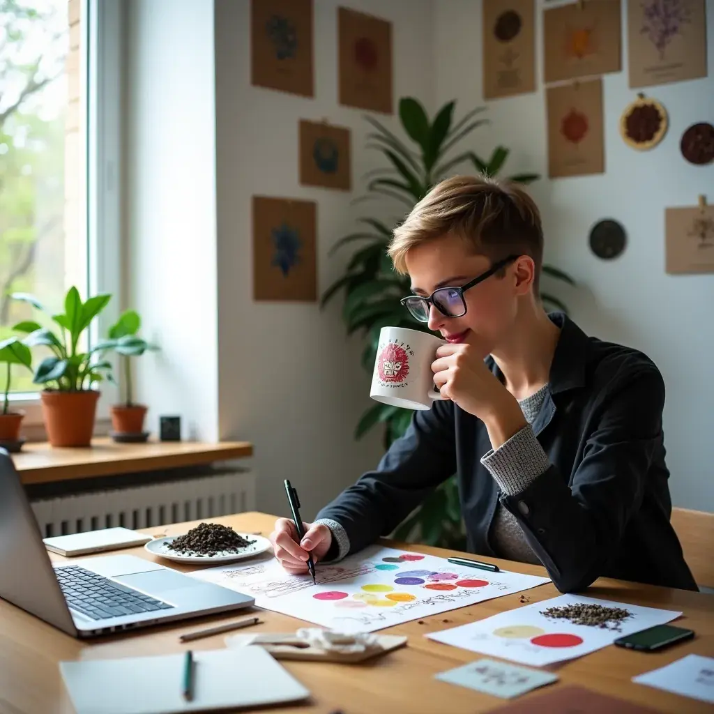 Creative team at work